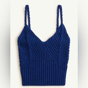 JCREW Cropped V-neck sweater-tank
Item BH596